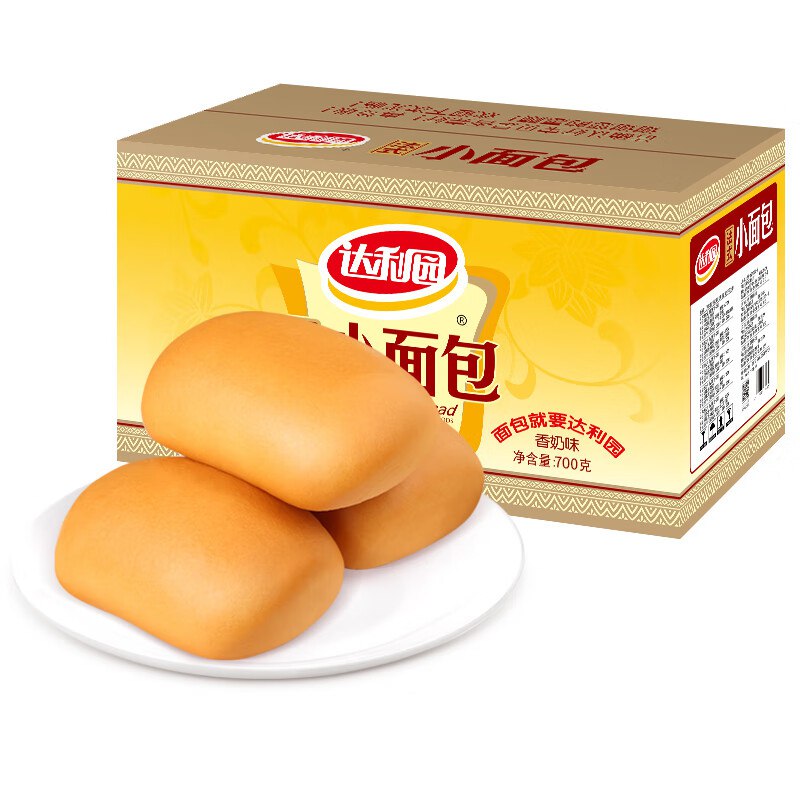 16.5元 自营达利园 法式小面包香奶味 700g