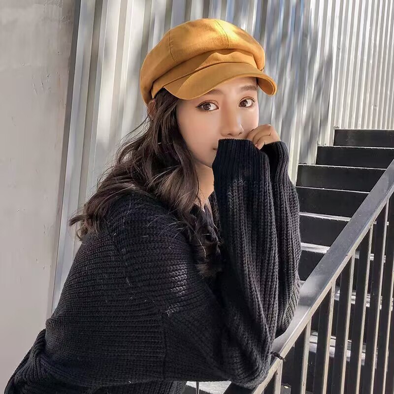 0点6.9💵 所有款式同价！自由之巅复古日系贝雷帽子)TdLadyzLsWV)/ CZ11//短檐遮脸刚刚好 非常显脸小洗头少 百搭的贝雷帽很有必要圆脸 瓜子脸 都可以轻松驾驭