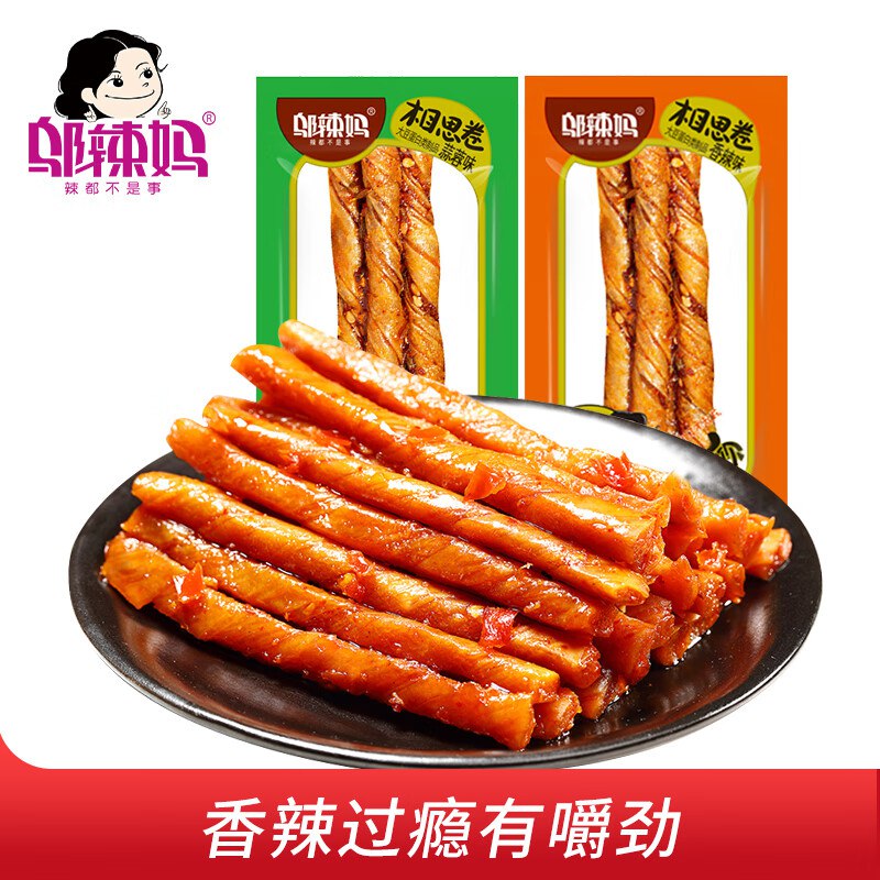邬辣妈 豆筋条香辣味180g/20包