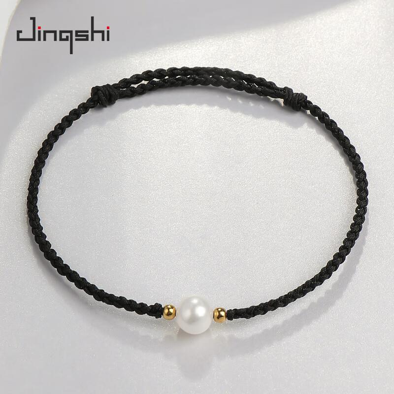 49元，diy淡水珍珠情侣手链