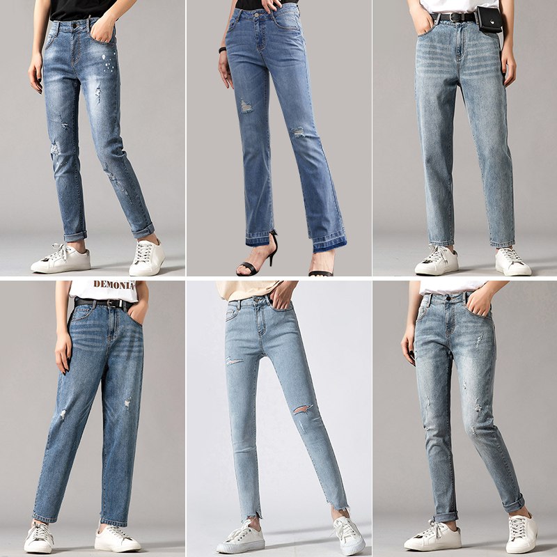 0点开始 34.9元【冰川】休闲百搭舒适男女款牛仔裤(xdsm2v94jKa)/破洞情侣牛仔裤！超多款可选优质面料不掉色 不缩水 不起球