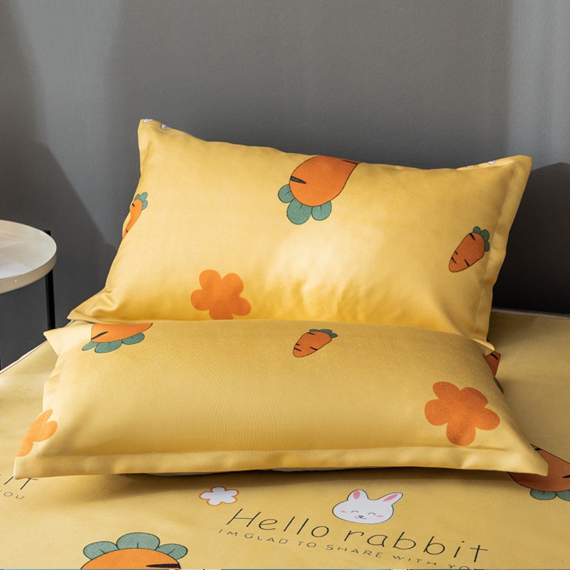 1-浪漫花语夏季冰丝凉席枕套一对装领劵 20点拍3件9亓17(0u0N2Obr8Dq)/