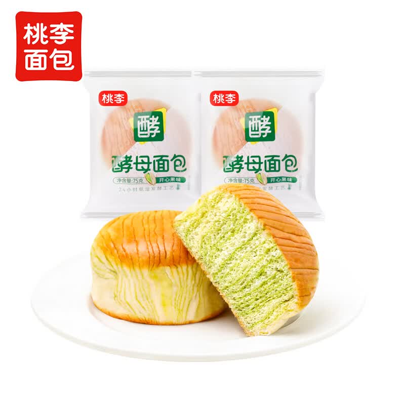 试用桃李酵母面包开心果味75g*8袋跳转app浏览商品详情页如砸5卷弹2立减，3首单 4.77元