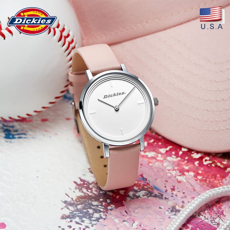 10点开始 拍下99元Dickies多色皮革石英表(O4YzXl01DHk)/