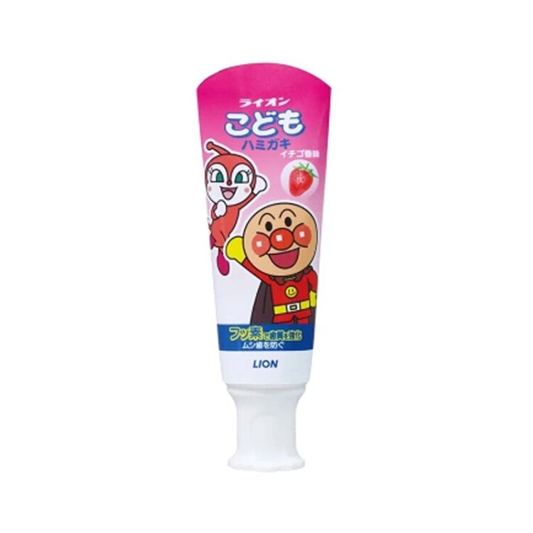 狮王 面包超人 酵素儿童护理牙膏草莓味40g*3件 27.09元包税（合9.03元/件）