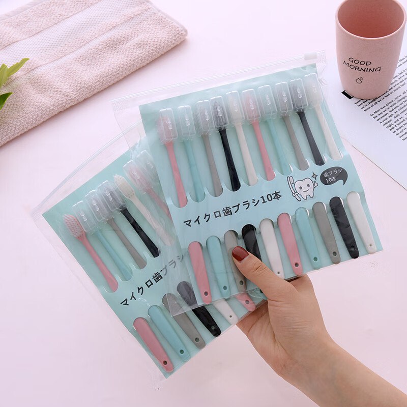 小程序领4.1-4卷#小程序://京东购物/3BG4gnpJmOgqPDw洁饶  软毛牙刷10支装  3.9💵