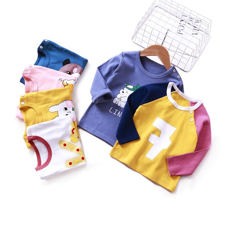 品牌： 易卡通（linkcard）儿童长袖纯棉t恤，p叠-5，拍3，34