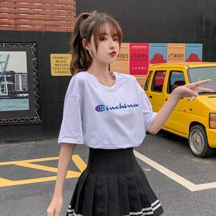 俞江楠 夏季ins网红款百搭t恤短袖 券后9.9元包邮 (QbME1qp0zBm)