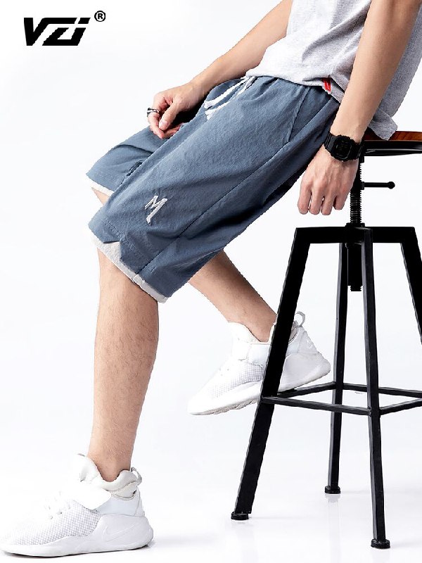 12.9元 vzi旗舰店19色可选冰丝休闲五分裤(LZdFXiiib5Y)/