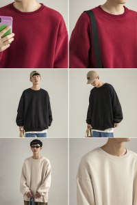 【港仔文艺男】 23元圆领300g春秋卫衣(35du2xhEfyd)/ CZ11港仔文艺男，万年不过时～春/秋/冬3季都好搭配，多色任你挑，柔软舒适手感