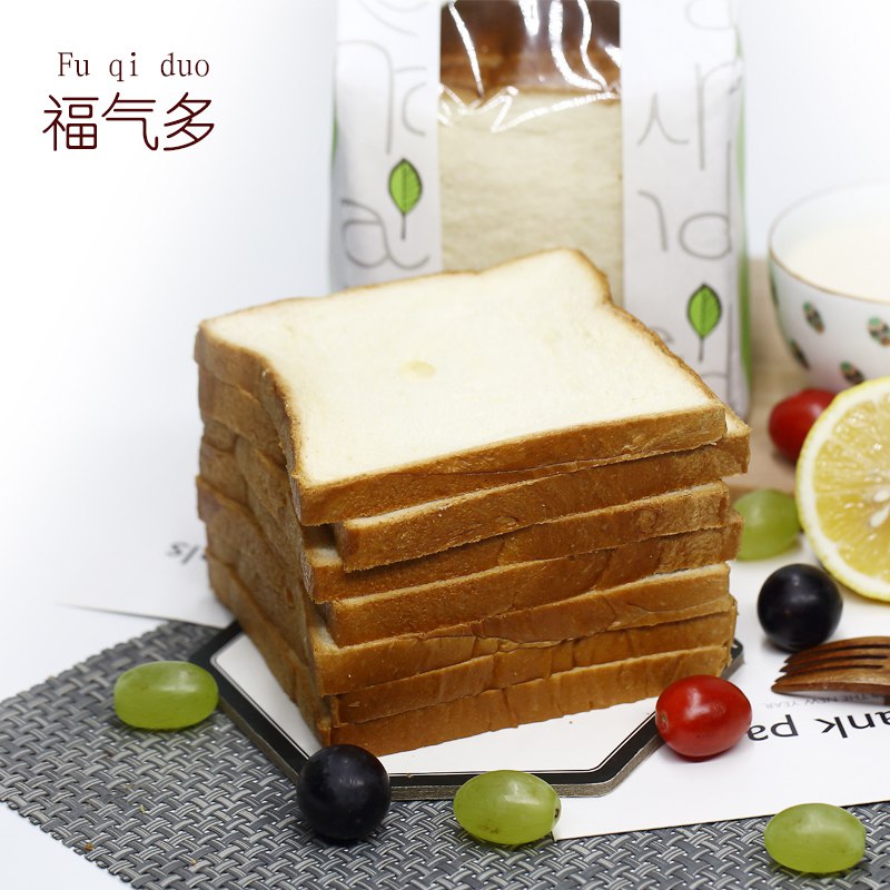 拍3件9.9亓共780g现做牛奶原味切片吐司面包  (ChBh1xqDqkz)