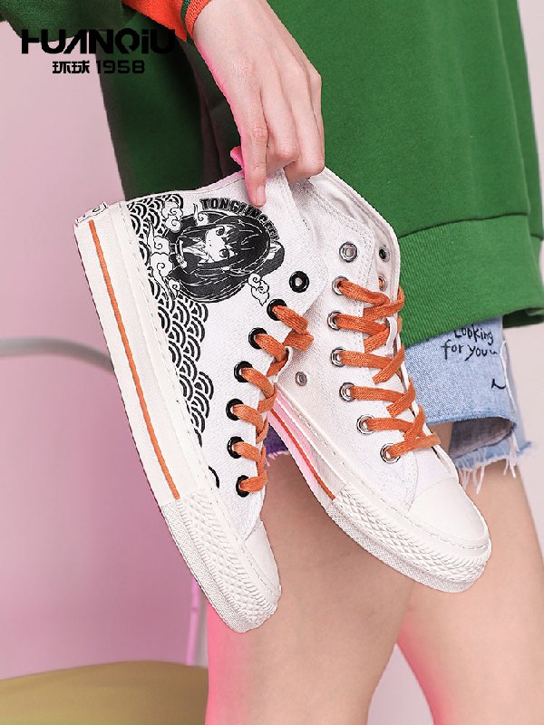 0点后下单 拍下39元环球新款通灵妃联名帆布鞋潮(tNhKX7ZTU6Y)/