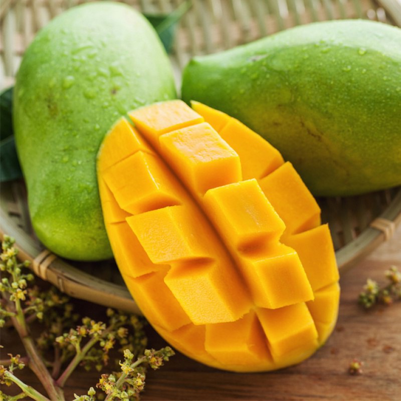 越南进口当季新鲜大青芒果10斤39.8