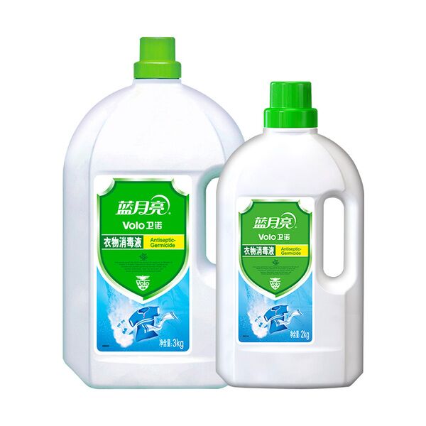 叠加88-5券84元！88会员更低！天猫超市 蓝月亮卫诺衣物消毒液3kg+2kg瓶装组合 89元包邮 (wHwv1JasTJ3)