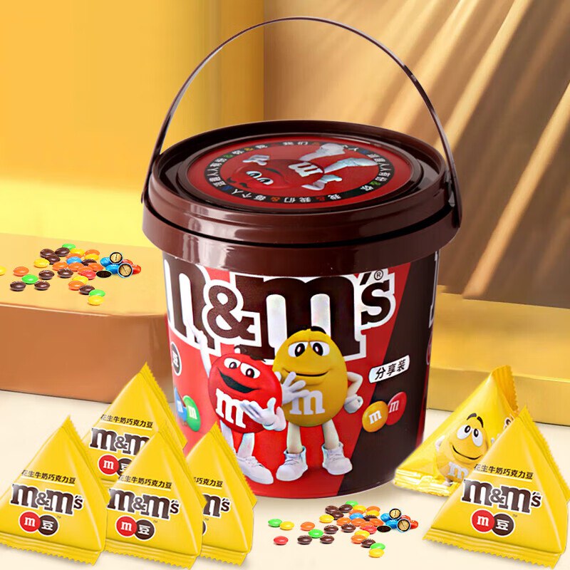 M&M'S 巧克力豆121g/桶