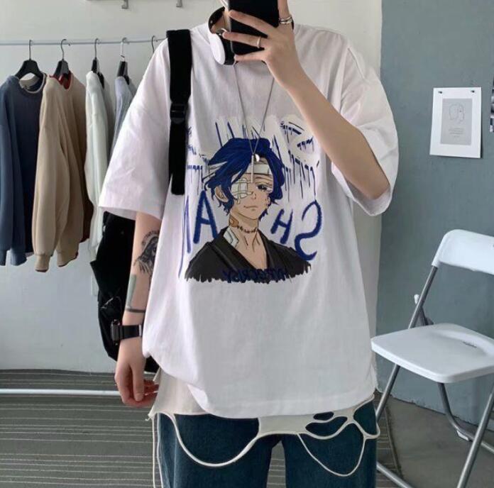 0点后下单 先领券19.9元以搭港风宽松多图案短袖(jRfqXS6KgwD)/