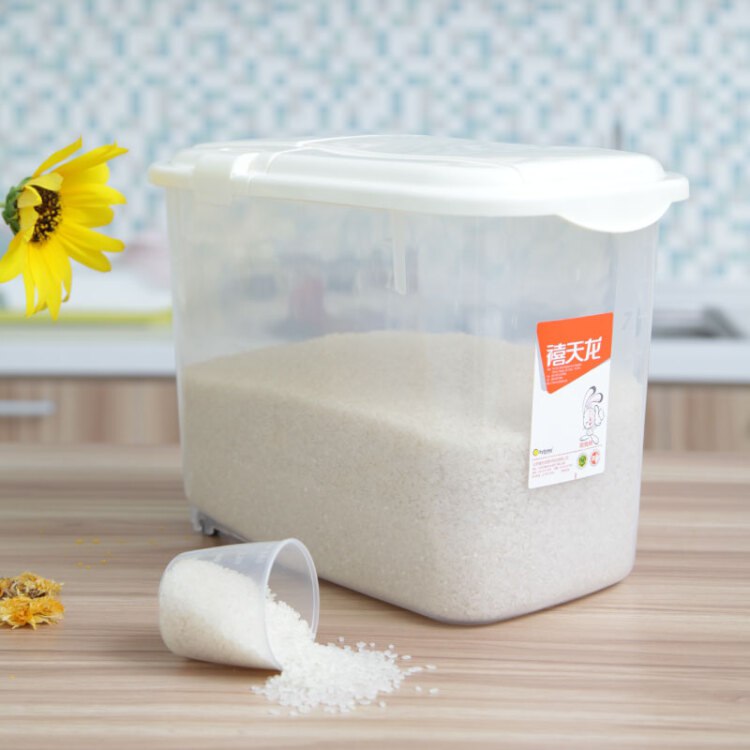 禧天龙Citylong米桶防潮防虫密封储米箱 12升装（可容纳10kg大米） 