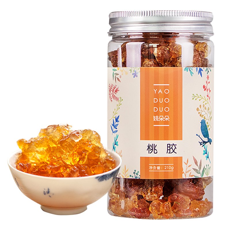 【京东】姚朵朵 桃胶 罐装210g 桃花泪桃树胶 甜汤糖水配料甜羹原料 干货特产