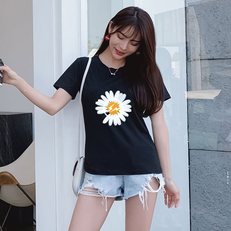 蕾妮ins潮洋气半袖t恤  