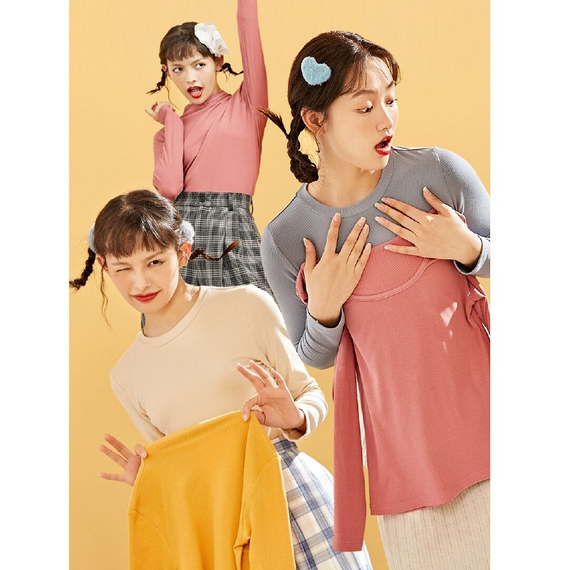 0点后下单 先领券27元库恩玛维薄款长袖打底衫女(srCFXq3q3yB)/