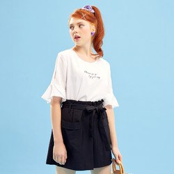 0点开始！【苏宁】美特斯邦威 女士短袖衬衫 折16.7元（1.875折）