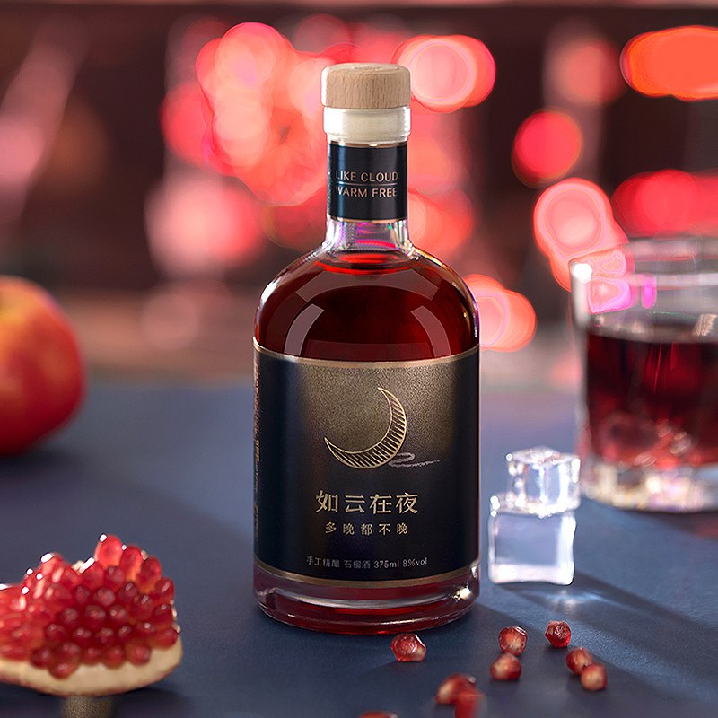 0点开始 19.9元如云在野旗舰店经典爆款石榴酒单瓶375ml(UqF12tdqTaZ)/瓶子也挺好看 当摆件也不错