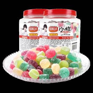 12.9元【大牌小样】小样酸Q糖混合罐装540g)N1Vq2B9WIvN)/ CZ11经典软糖 小样还是那个样整整1斤装 罐装的划算多了