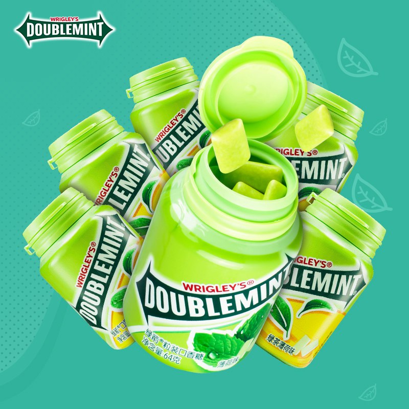 40.9元 wrigley箭牌旗舰店口香糖原味薄荷约40粒*6瓶装￥Zq6s26jPxqb￥/