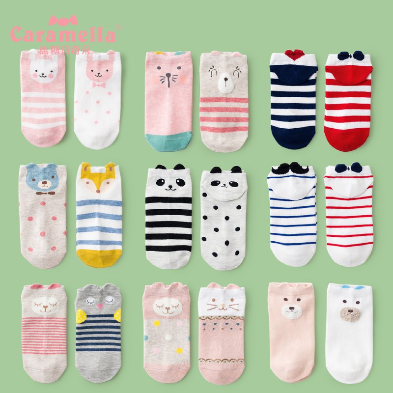 拍5件，25.9亓，共10双caramella夏季薄款短袜男女  (79ou1xtH8xT)