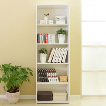 【京东自营】美达斯 大容量简易科林书架11237 白色 