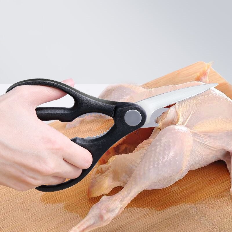 0点后下单 先领券5.9元【阿里自营 虾选旗舰店】虾选禾易不锈钢厨房剪刀1把(VCFA2WAkglW)/