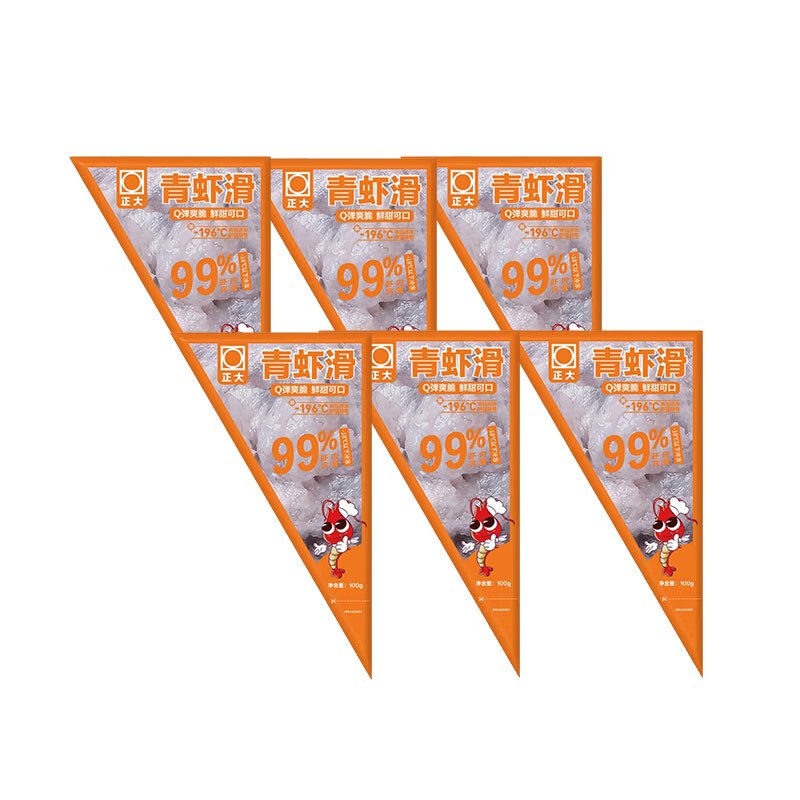 CP正大 青虾滑100g*6袋