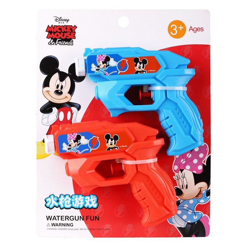 【厂家直销】跑男同款迪士尼米奇水枪玩具户外漂流儿童节日礼物，3.9元