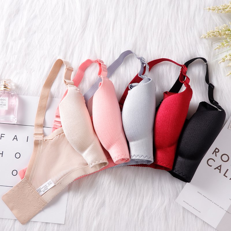 无钢圈文胸加厚聚拢胸罩  (nQBDcXSDbAu)   9.9元