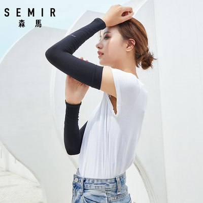 0点开始   9.9元【森马官方outlets店】森马防紫外线冰丝冰袖(SIfu2Ks0kf7)//