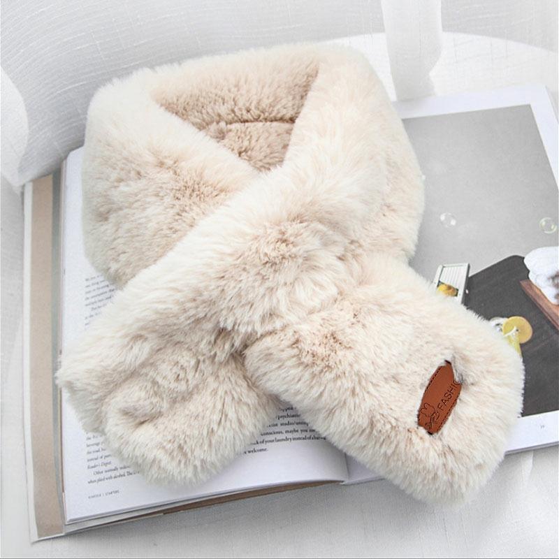 0点后下单 先领券 5.9元萨曼蒂兔毛加厚围巾围脖(PU6XcjUvdOE)/京東全品红包：