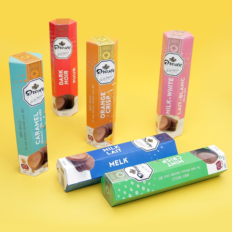 0点 5件 拍5件 59.6元【荷兰进口Droste】e多利是牛奶巧克力85g*5盒(5t6j2vUxdLT)/超市一盒要卖18.9的 咱折合到手11.9元/盒！奶油苦巧克力牛奶白双色巧克力 牛奶巧克力黑巧克力4口味可选 都很好吃